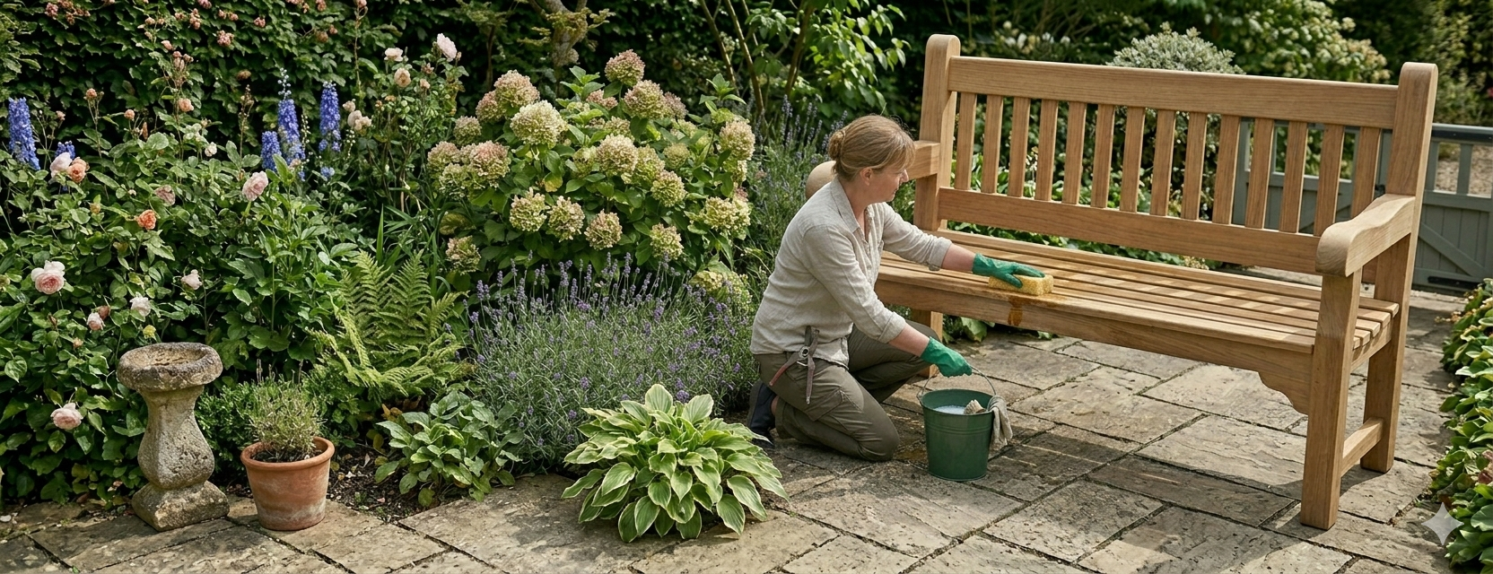 Clean your garden furniture
